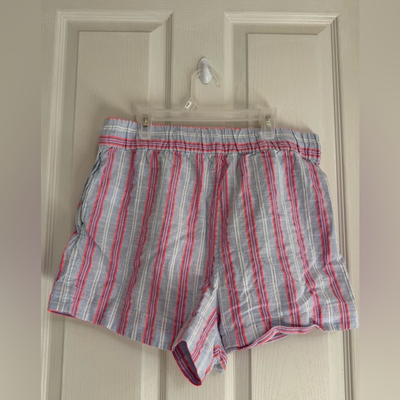 Boden Striped Tassel Shorts | Size 10 US | Cotton Blend Summer Lounge - Picture 4 of 10